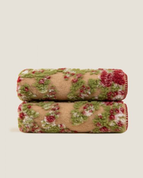 Плед Frati SWEET ROSES BORDEAUX, бордовый, 150x190 шерть 55% полиэстер 45%, 1070г