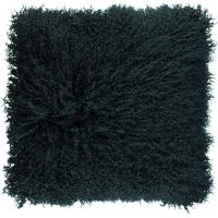 Tibetan Caspian Подушка мех тибетской козы 40x40 темно-бирюзовый