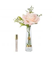 Диффузор Cote Noire SUMMER ROSE GOLD PINK CHAMPAGNE роза, белый, золотой декор, спрей 15 мл