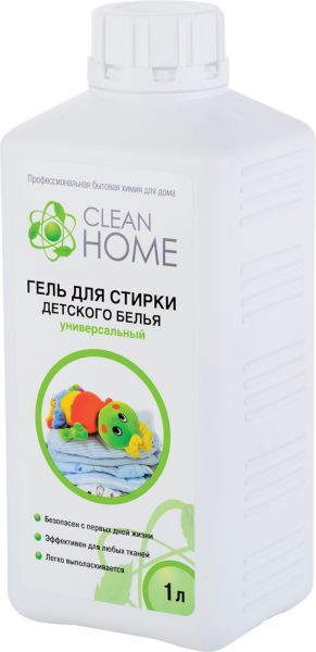 Гель для стирки детского белья CLEAN HOME 1л CLEANHOME