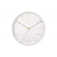 Часы настенные Karlsson BELLE NUMBERS, белый, металл Present Time