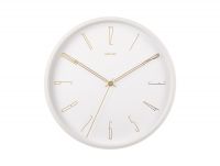 Часы настенные Karlsson BELLE NUMBERS, белый, металл Present Time