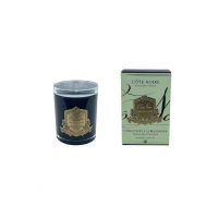 CITRON VERTСвеча 450 гр , черный стаканчик, золотой декор ВхШхД 16х10,5х10,5 см время горения 100