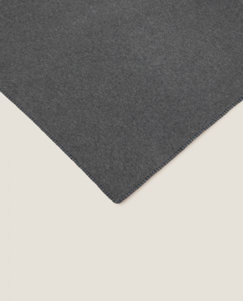 Плед Frati SOFT VISCOSE ANTHRACITE,темно-серый, 130x160, вискоза 30% полиэстер 70%, 510г