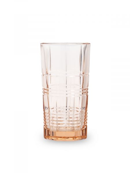 Набор стаканов ДАЛЛАС РОЗОВЫЙ 4шт 380мл высокие LUMINARC