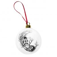 Шарик Rory Dobner Time for a Christmas Tea Party 8 см, фарфор