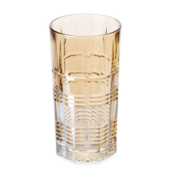 Набор стаканов ДАЛЛАС ЗОЛОТОЙ МЕД 4шт 380мл высокие LUMINARC