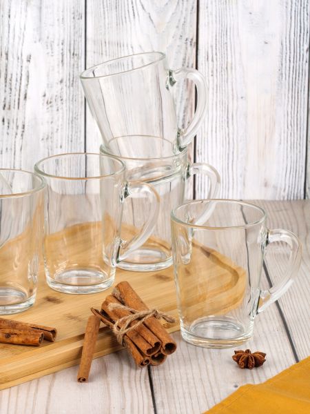 Кружка С ДОБРЫМ УТРОМ прозрачная 320мл LUMINARC