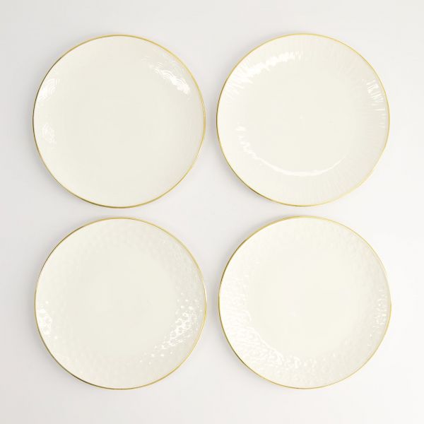 Набор тарелок Tokyo Design Nippon Rim gold, 4 шт, 15 см, фарфор TOKYO DESIGN

