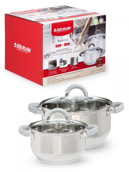 Набор кухонной посуды MODERNA 4пр ATTRIBUTE