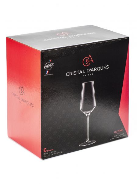Набор фужеров (бокалов) для шампанского УЛЬТИМ 6шт 210мл CRISTAL D'ARQUES