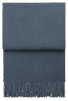 CLASSIC grey blue Плед 130/200 , 50% альпака + 40% овечья шерсть + 10% микрофибра, 560 гр