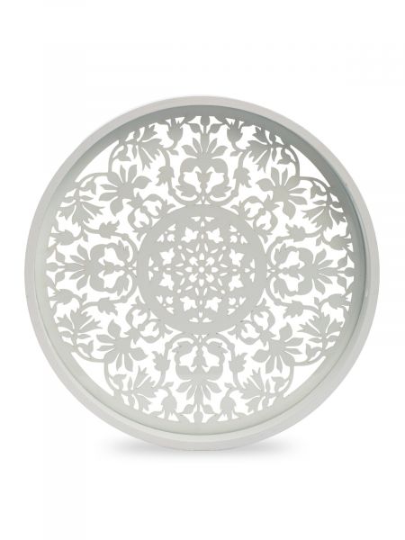 Поднос круглый WHITE LACE 30см DOMENIK