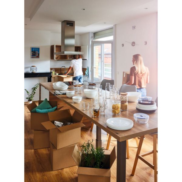 Тарелка обеденная АРЕНА ЧЕРНАЯ25см LUMINARC