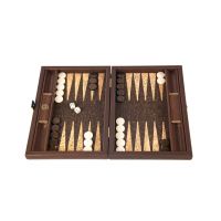 BACKGAMMON Нарды с боковыми стойками, 30x20см, отделка пробка