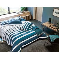 Постельное бельё GRAND LARGE BLEU P AON пододеяльник 200х220 простынь 280х320 наволочка 50х75*2шт