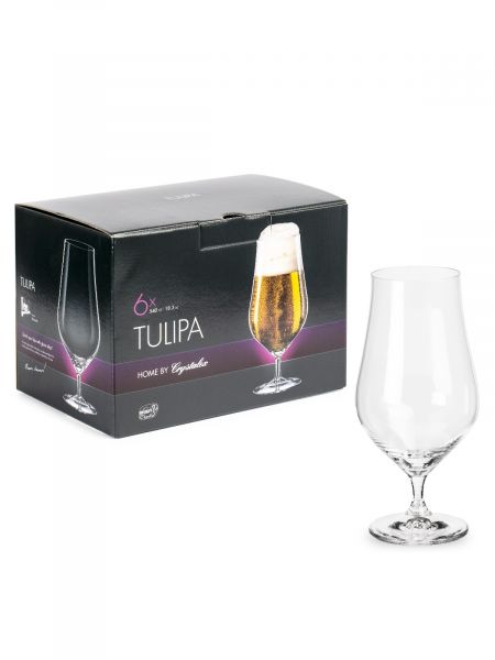 Набор бокалов для пива TULIPA 6шт 540мл CRYSTALEX