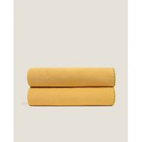 Плед Frati SOFT VISCOSE SENAPE, желтый, 160x200, вискоза 30% полиэстер 70%, 510г