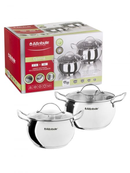 Набор кухонной посуды OPTIMA 4пр ATTRIBUTE