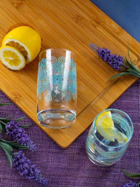 Набор стаканов ФРАНЦУЗСКИЙ РЕСТОРАНЧИК КРУГИ 6шт 330мл высокий LUMINARC