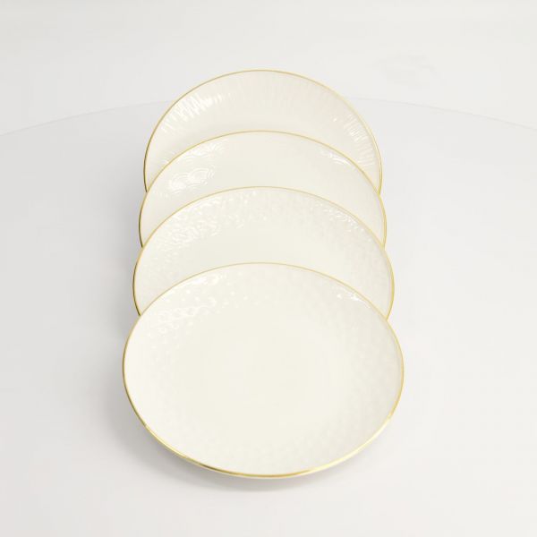 Набор тарелок Tokyo Design Nippon Rim gold, 4 шт, 15 см, фарфор TOKYO DESIGN
