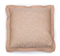 SAVANNA Подушка с кантом, медный, 60/60, лен жаккард