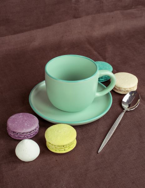 Чайная пара MACARONS 350мл DOMENIK