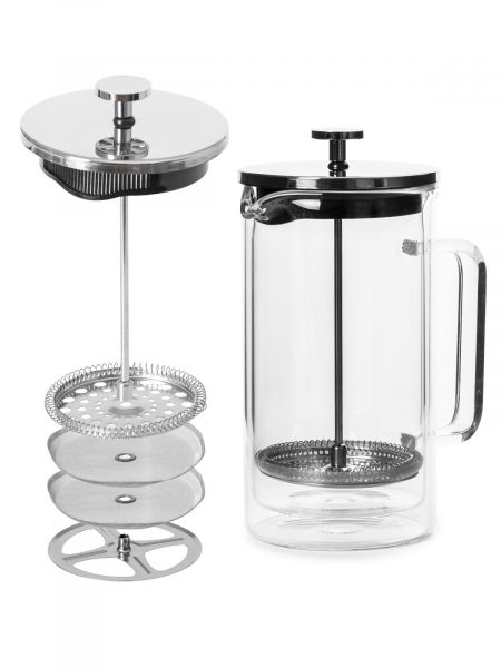 Френч-пресс DOUBLE WALL 1000мл+аксессуары ATTRIBUTE