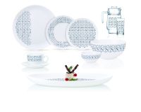 Набор столовый DIWALI CARINOSA BLUE 46 предметов LUMINARC