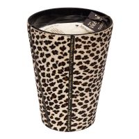 Свеча ароматическая Victoria with Love Hairy leopaard 4800гр, натуральная кожа, рисунок леопард