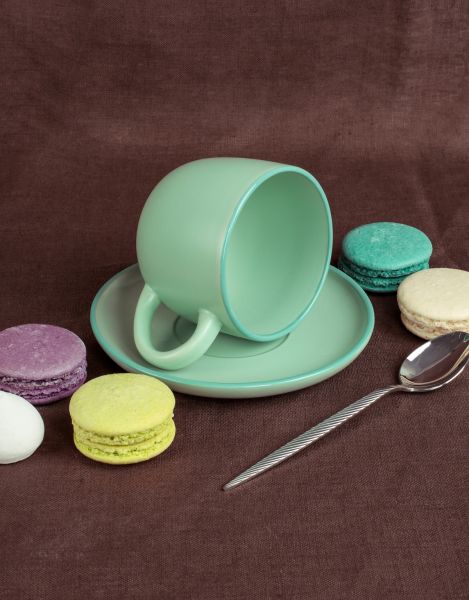 Чайная пара MACARONS 350мл DOMENIK