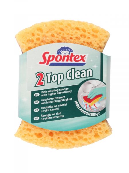 Губка TOP CLEAN 2шт SPONTEX