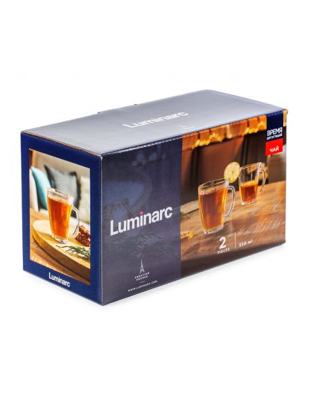 Набор кружек ВРЕМЯ ДЕГУСТАЦИЙ ЧАЙ 2шт 320мл LUMINARC