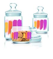 Банка для продуктов ПЕЙНТ БРАШ 1л с крышкой LUMINARC