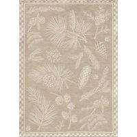 Полотенце кухонное FORESTA 50/70 коричневый 50% лен 50% хлопок жаккард