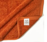 Полотенце UNI TERRACOTA 30х30 оранжевый, хлопок 600гр/м2 (набор 2шт)