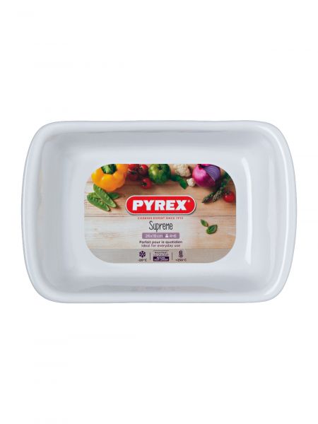 Форма для запекания и выпечки SUPREME красная 26х18см прямоугольная PYREX