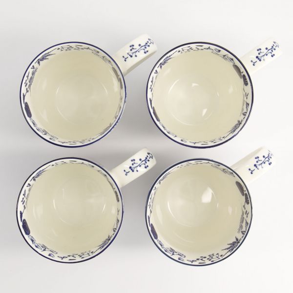 Набор кружек Flora Japonica 4 шт, 8.5x10.2 см, 340 мл, фарфор TOKYO DESIGN
