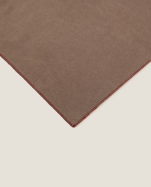 Плед Frati SOFT VISCOSE TORTORA, коричневый, 130x160, вискоза 30% полиэстер 70%, 510г