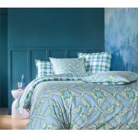 Постельное бельё Lilly bleu 155х200 простынь 180х290 наволочка 50х75*2шт перкаль 200TC