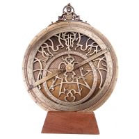 Астролябия планисферная диам 20 см Hemisferium Planisferic Astrolabe , бронза