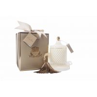 Grand Cream Art Deco Свеча 500г, кремовый, кисть ароматизированная, соевый воск, спрей 5мл д