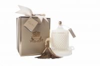Grand Cream Art Deco Свеча 500г, кремовый, кисть ароматизированная, соевый воск, спрей 5мл д