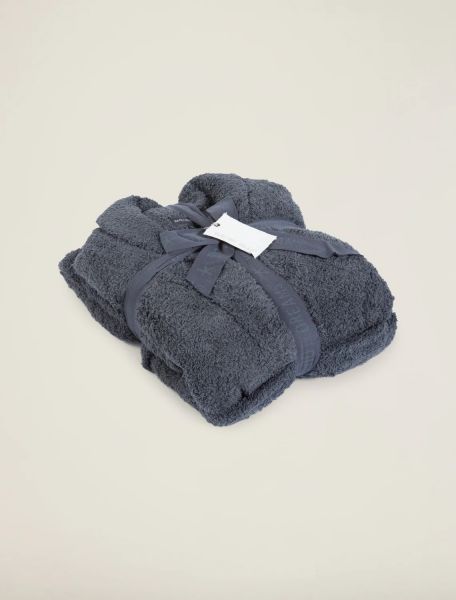 Халат Barefoot Dreams CC ADULT ROBE серо-синий, трикотаж, 100% полиэстер, размер S
