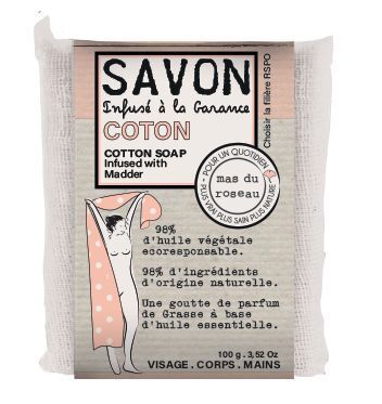 Мыло твердое FLEUR DE COTON, 100 гр, цветок хлопка