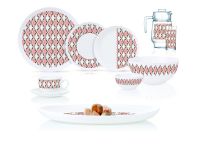 Набор столовый DIWALI ASTRATTA PINK 46 предметов LUMINARC