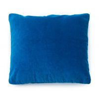 Подушка декоративная 45x45 см, бархат 100% хлопок PACHA_BP Blanc des Vosges