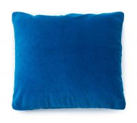 Подушка декоративная 45x45 см, бархат 100% хлопок PACHA_BP Blanc des Vosges