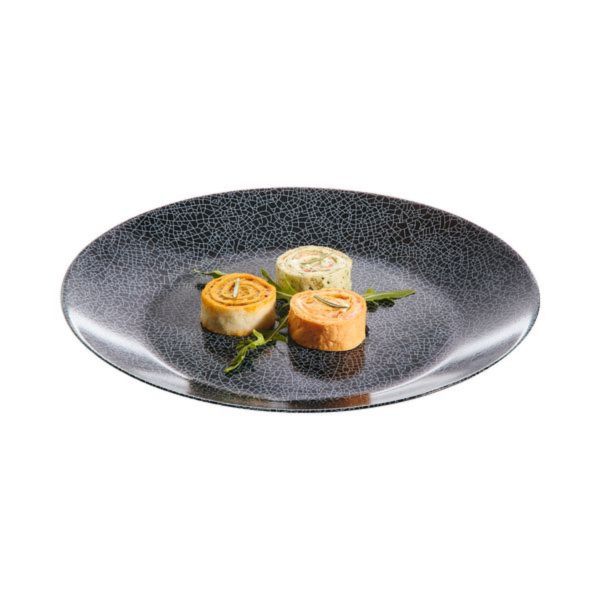 Тарелка обеденная ZOE BLACK 20см LUMINARC