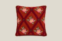 Подушка ROSE FLOWER TERRACOTTA 50x50, шерсть 80% полиэстер 20%, начинка конфорель FRATI HOME